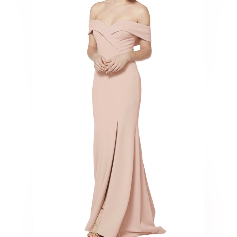 Bill Levkoff Dress #1623, Rosewood color